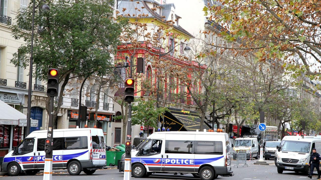 police car Paris attacks