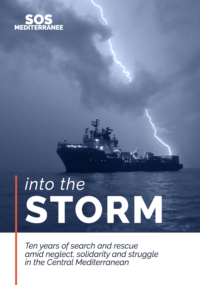 SOS Med Into The Storm cover