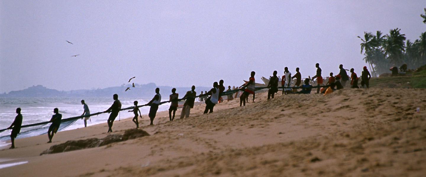 people coming together